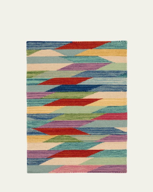 x Kit Kemp Hotline Multi Handwoven Rug, 9' x 12'